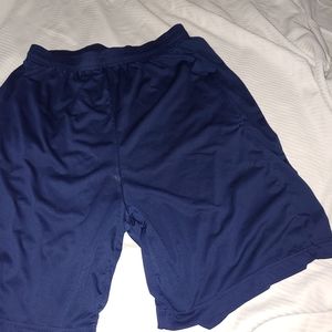 Real Essentials navy basketball shorts